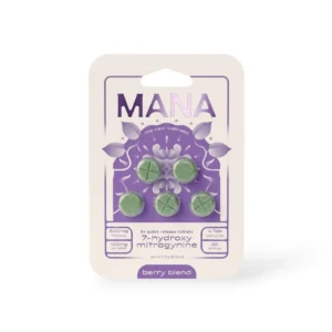 MANA 7- hydroxy mitrgynine Chewable Tablets Berry Blend 120mg