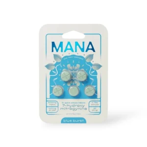 MANA 7- hydroxy mitrgynine Chewable Tablets Blue Burst 120mg