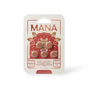 MANA 7- hydroxy mitrgynine Chewable Tablets Wild Cherry 120mg